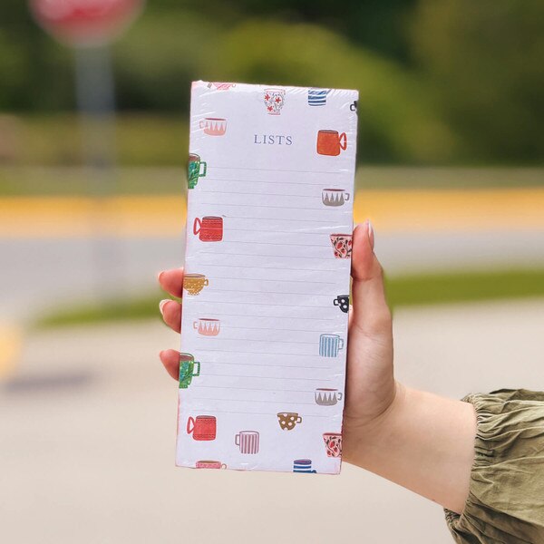 Mugs Magnetic Notepad front